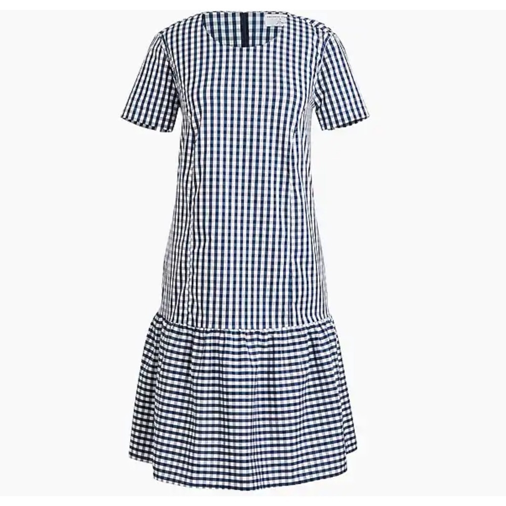 J.‎ Crew x Universal Standard Gingham Poplin Dress - Picture 3 of 8